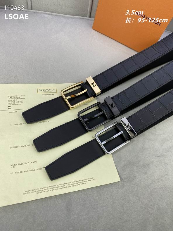 LV Belt 35mmX95-125cm 8L05